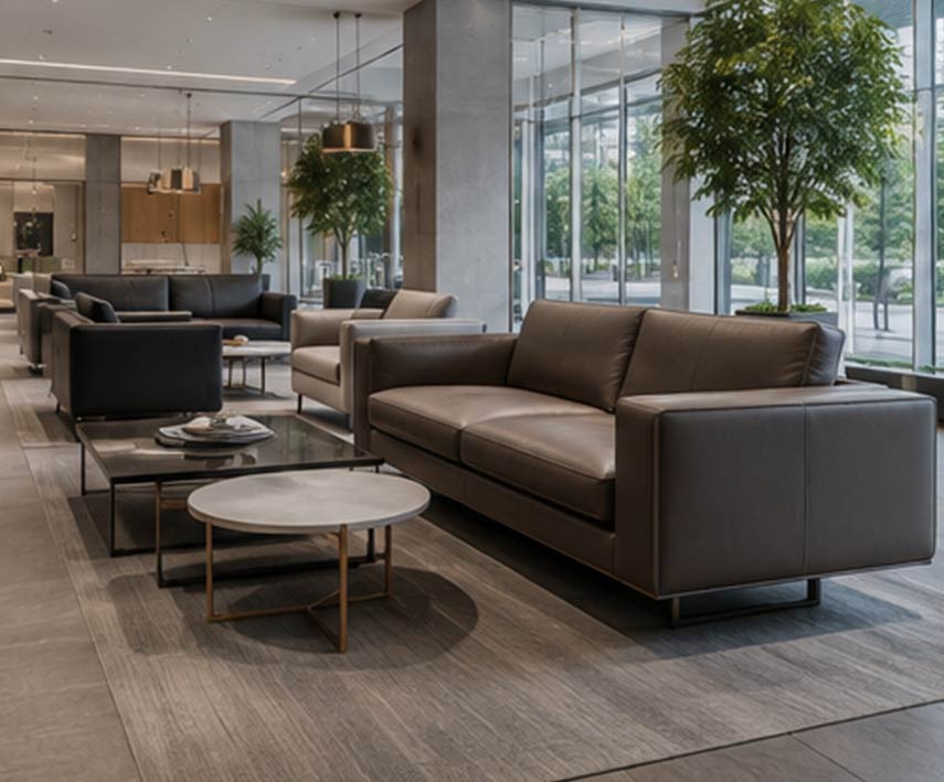 Choosing Performance Leather for Commercial Spaces